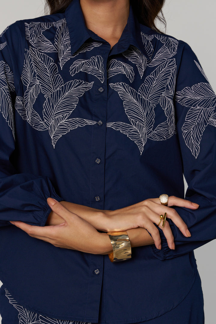 Urmi Daga In Our Giselle Embroidered Shirt