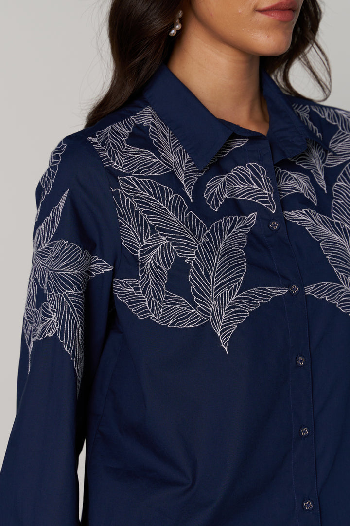 Urmi Daga In Our Giselle Embroidered Shirt
