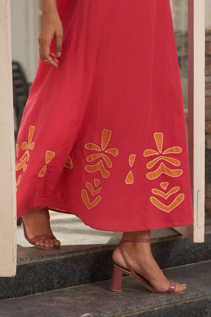 Tushita Mehta In Our Clara Linen Blend Maxi