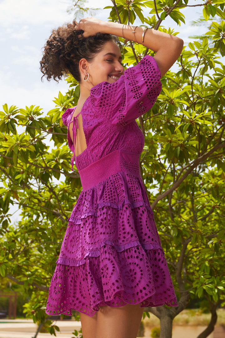 Khushnaz Turner In Our Serena Purple Dress