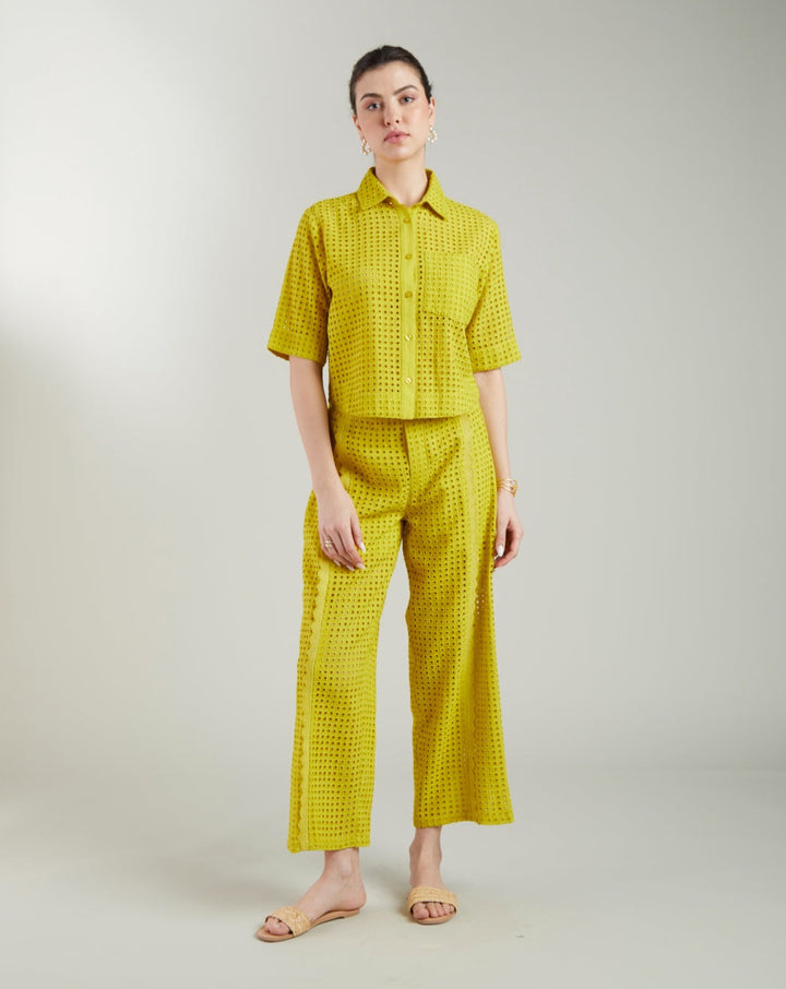 Clara Lime Trouser