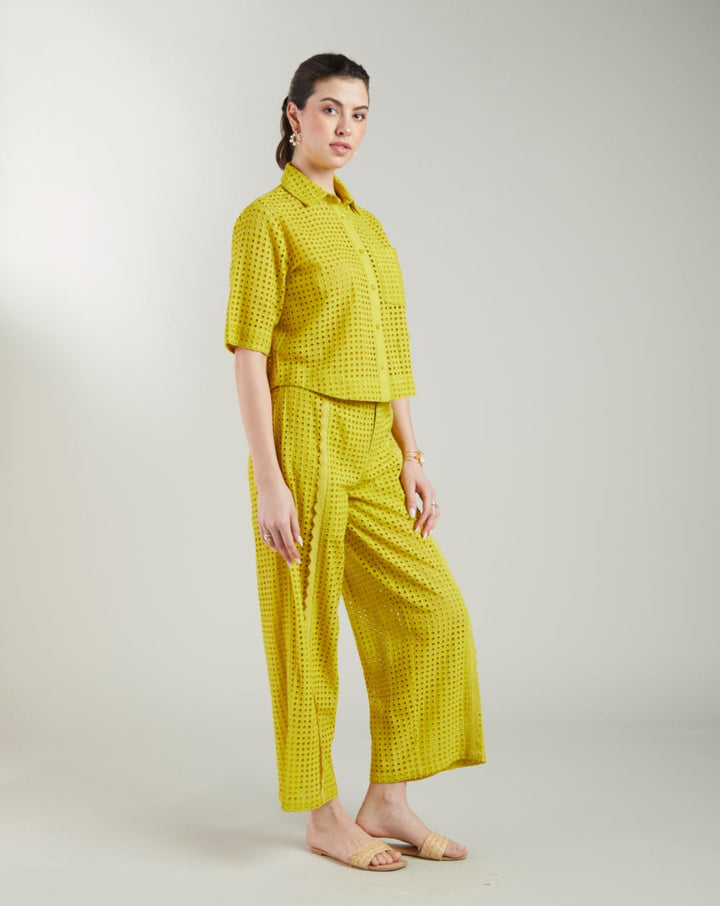 Clara Lime Trouser