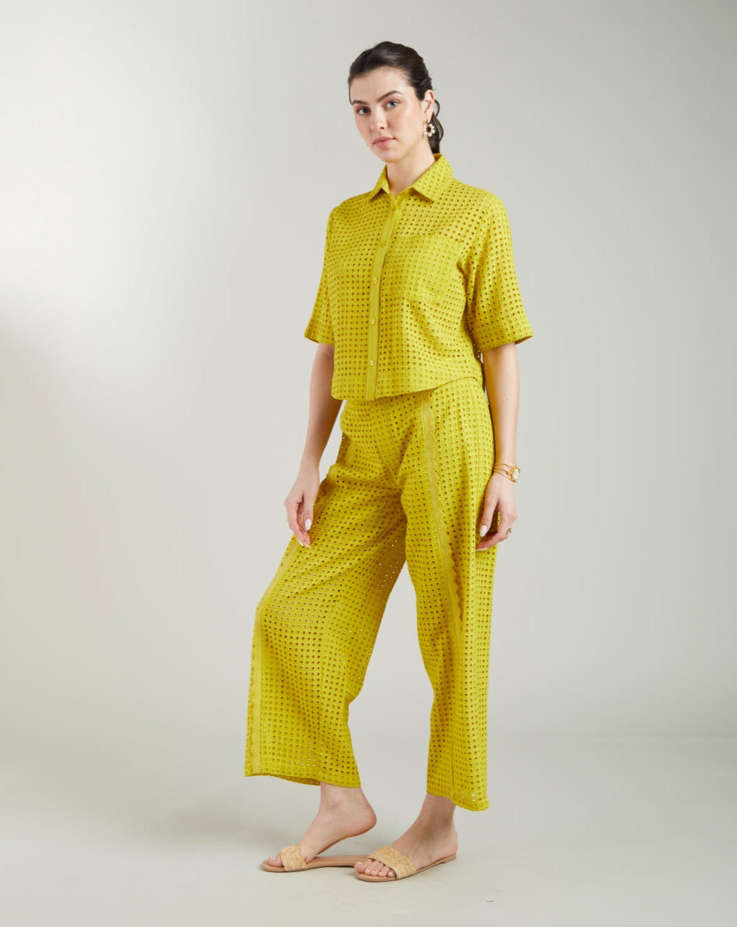 Clara Lime Trouser