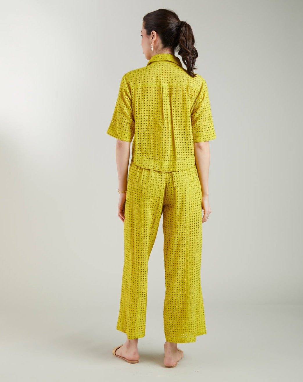 Clara Lime Trouser