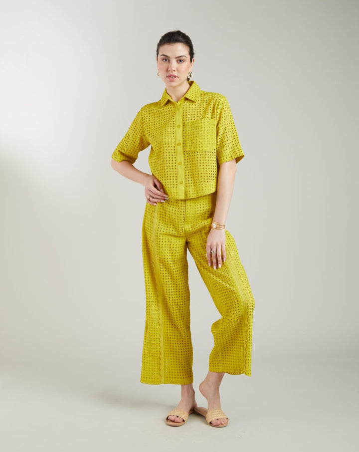 Clara Lime Trouser