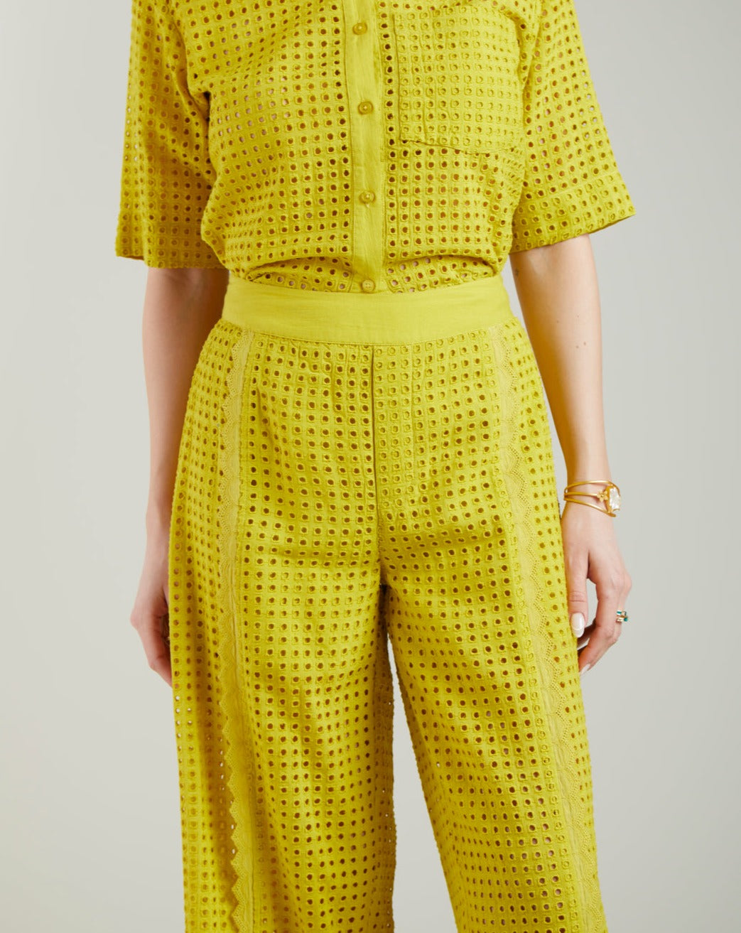 Clara Lime Trouser