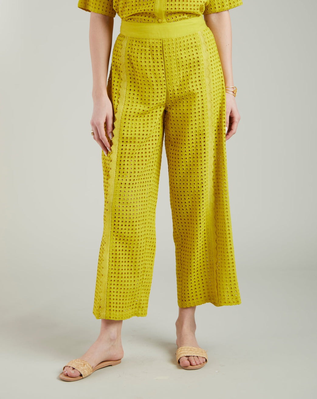 Clara Lime Trouser