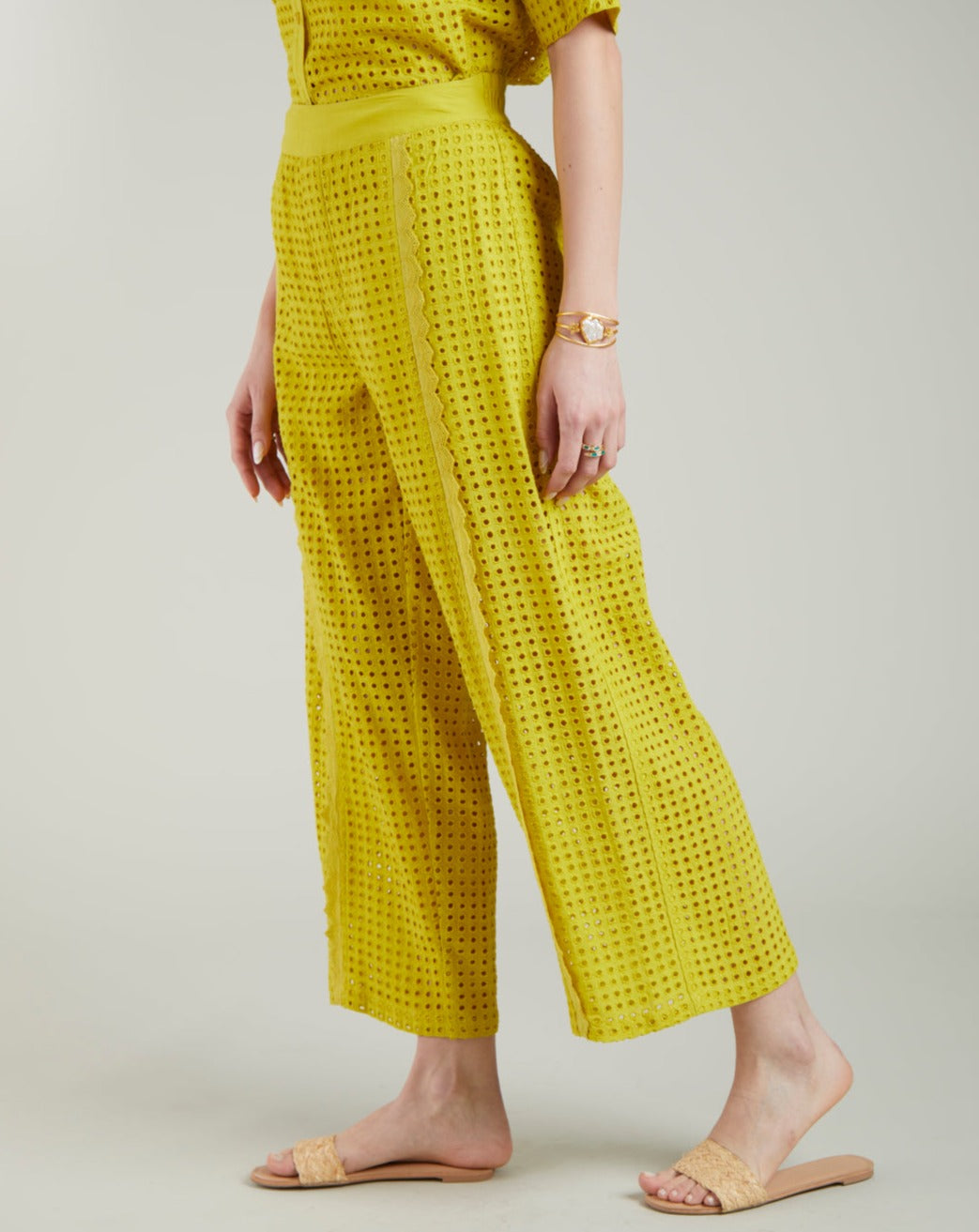 Clara Lime Trouser