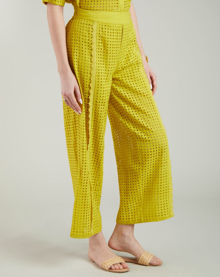 Clara Lime Trouser