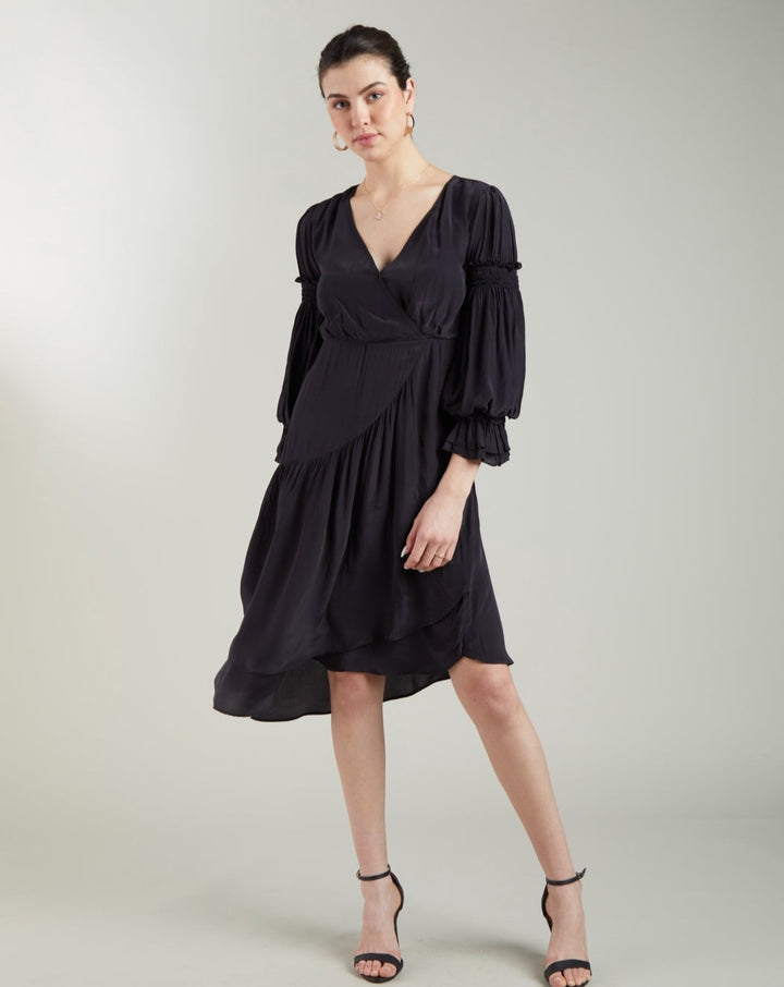 Asymmetrical Wrap Dress