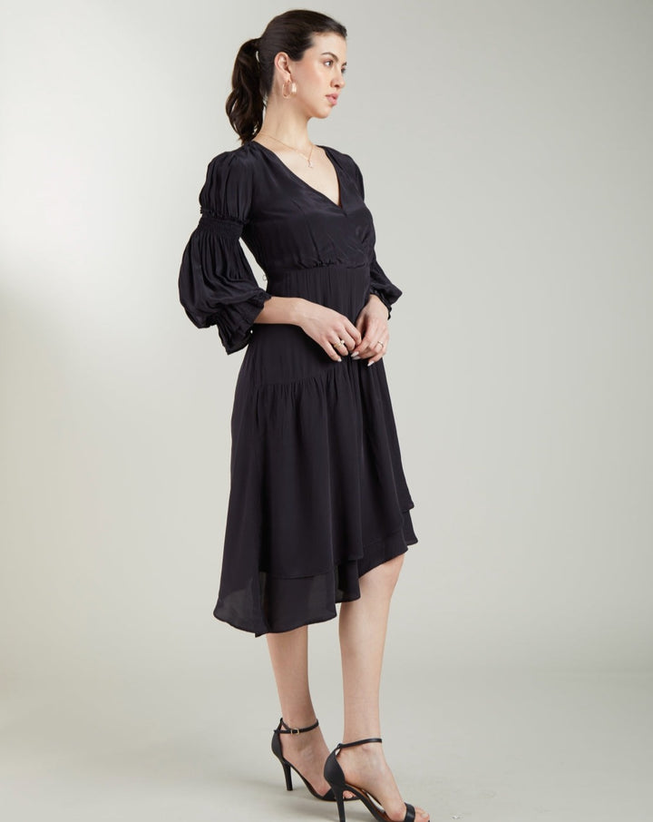 Asymmetrical Wrap Dress