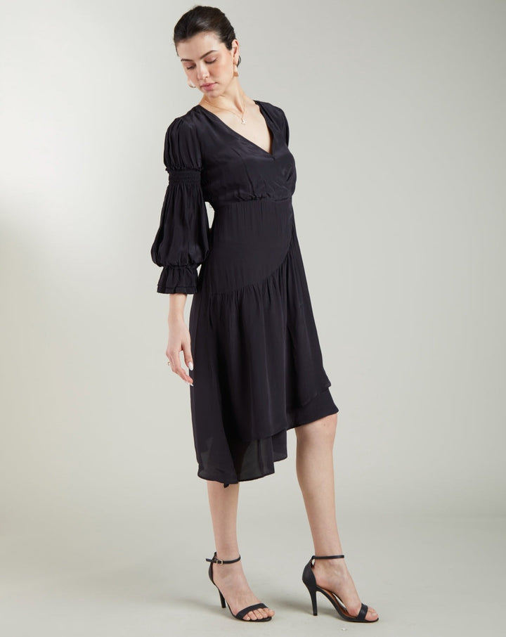 Asymmetrical Wrap Dress