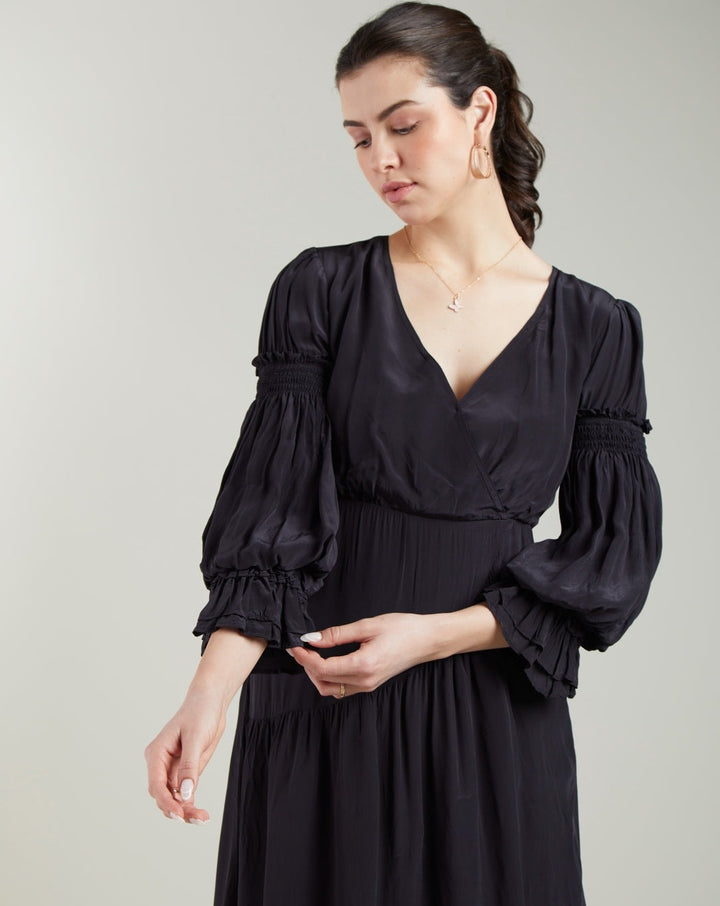 Asymmetrical Wrap Dress