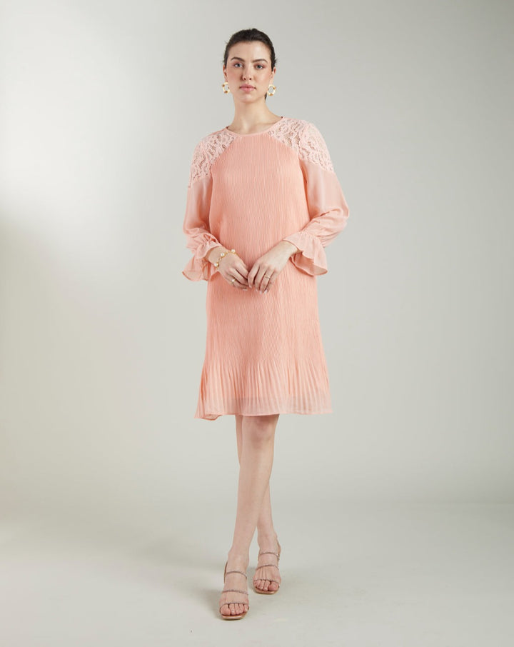 Plisse Dress