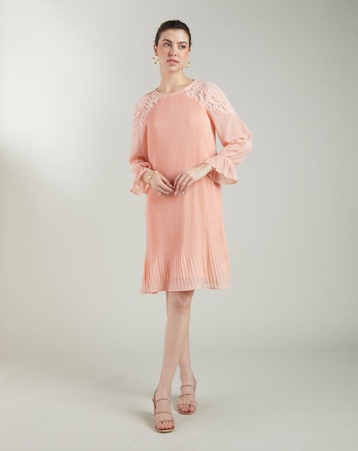 Plisse Dress