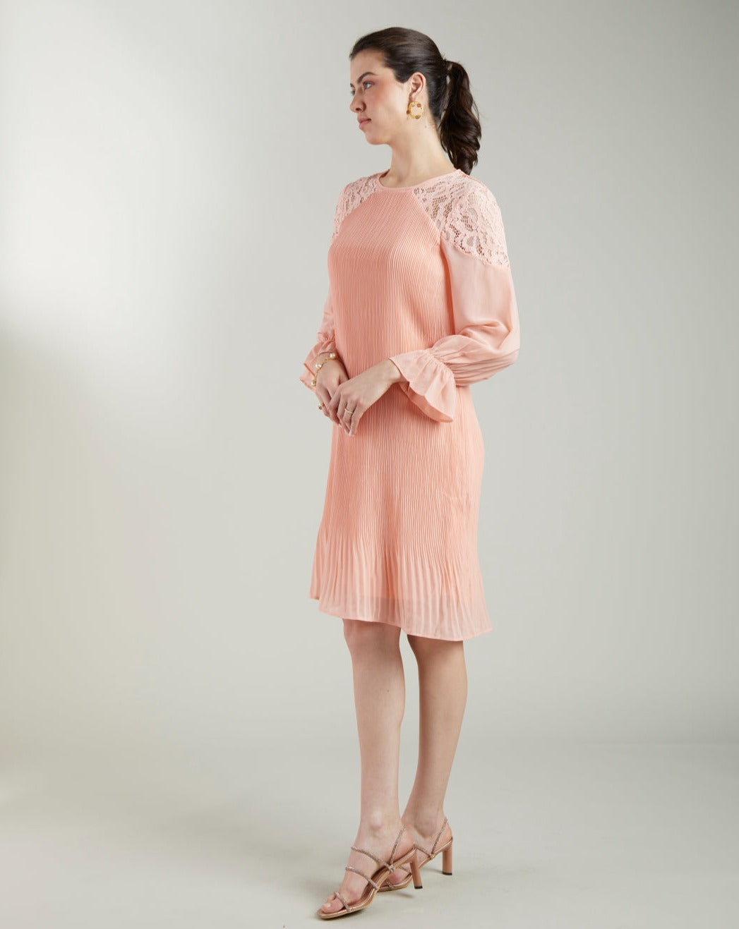 Plisse Dress