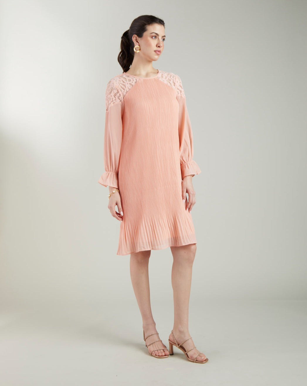 Plisse Dress