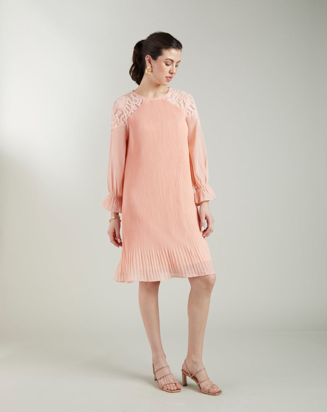 Plisse Dress