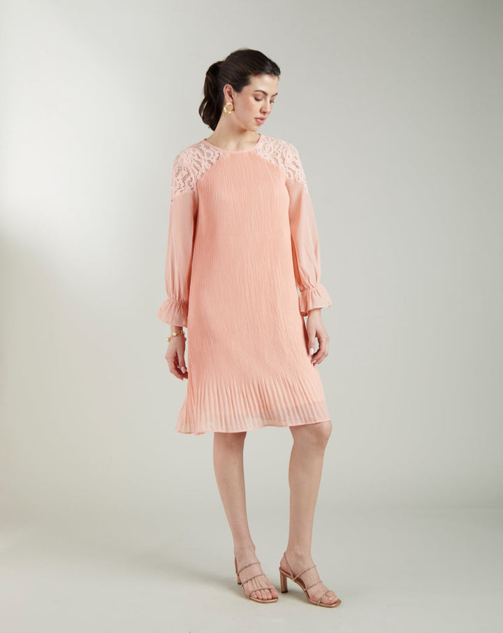 Plisse Dress