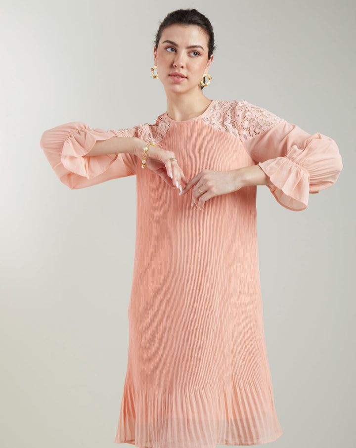 Plisse Dress