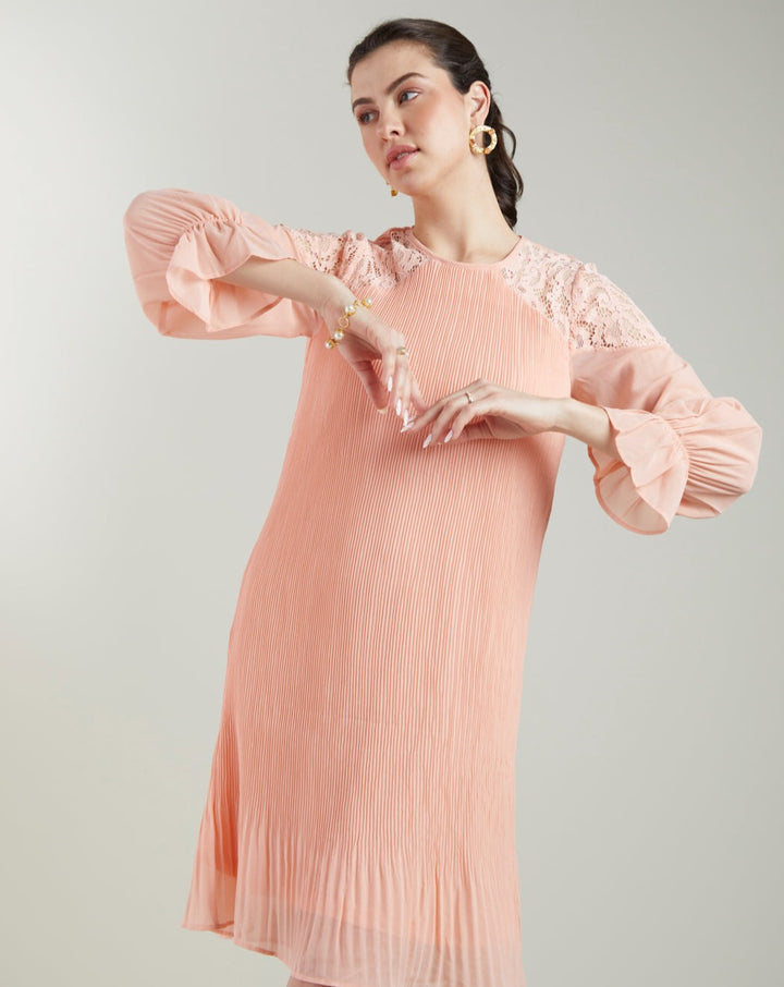 Plisse Dress