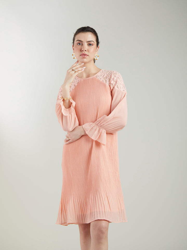 Plisse Dress