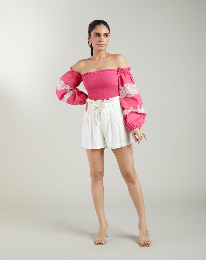 Pink Bishop Sleeve Tube Top
