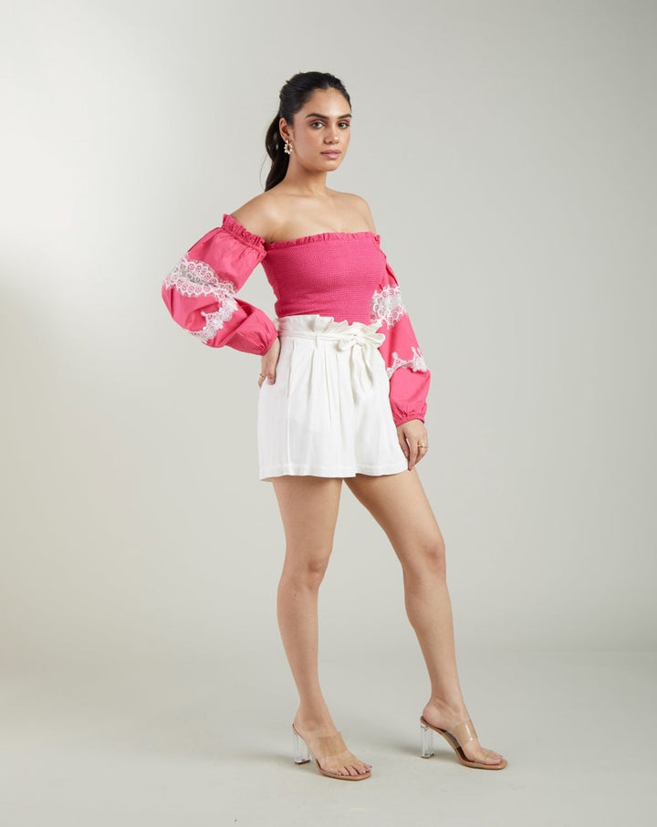 Pink Bishop Sleeve Tube Top