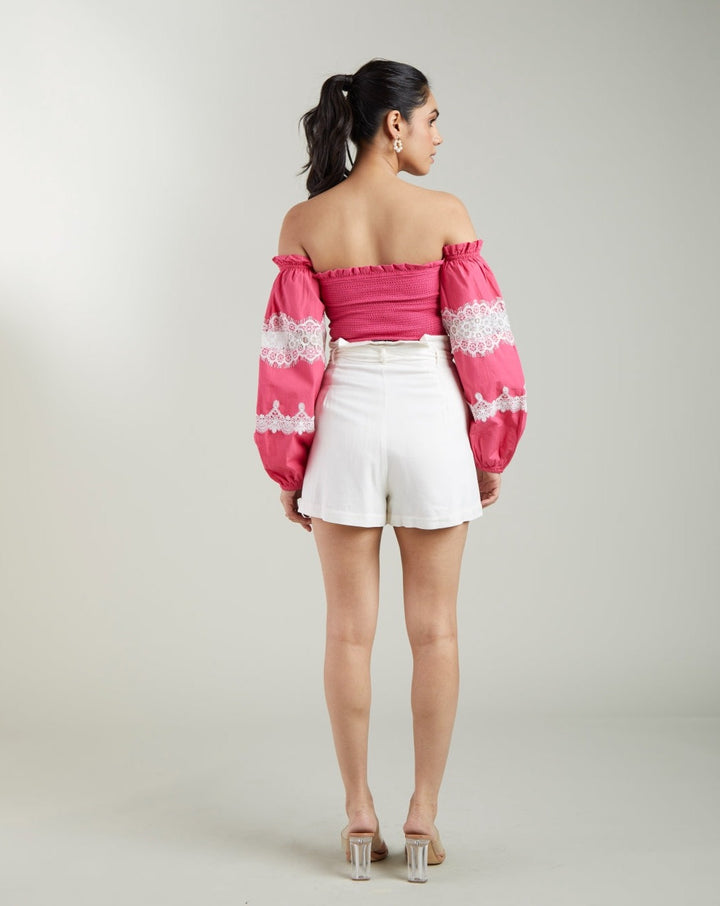Pink Bishop Sleeve Tube Top