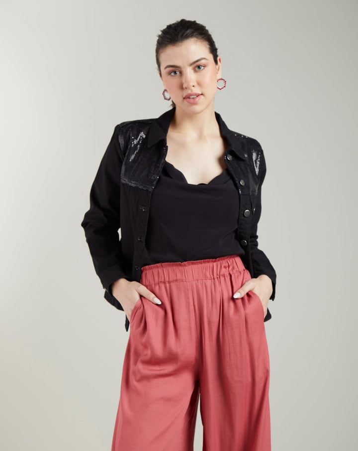 Black Sequin Jacket