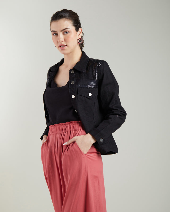 Black Sequin Jacket