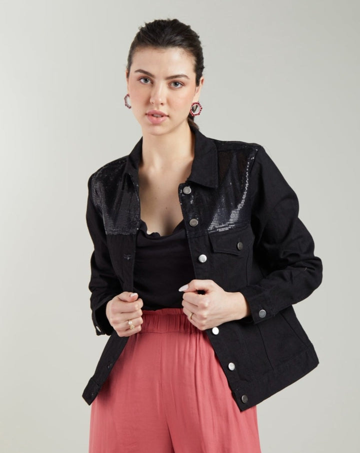 Black Sequin Jacket