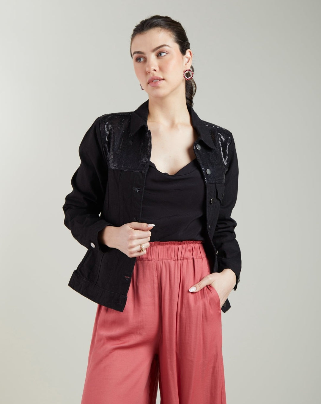 Black Sequin Jacket