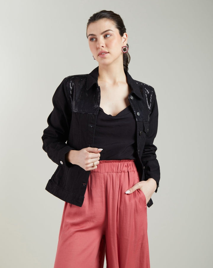 Black Sequin Jacket