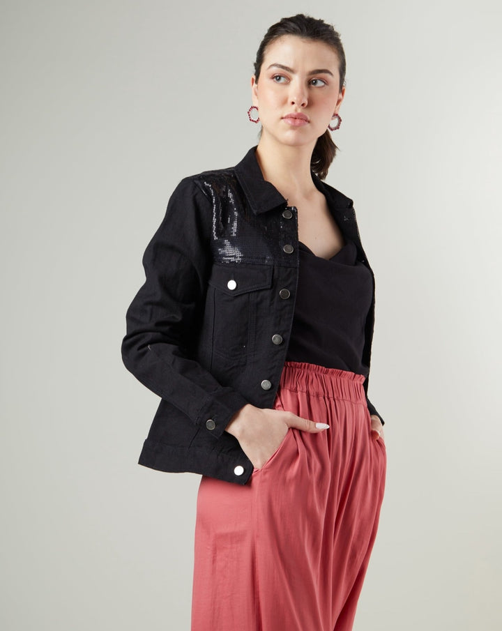 Black Sequin Jacket