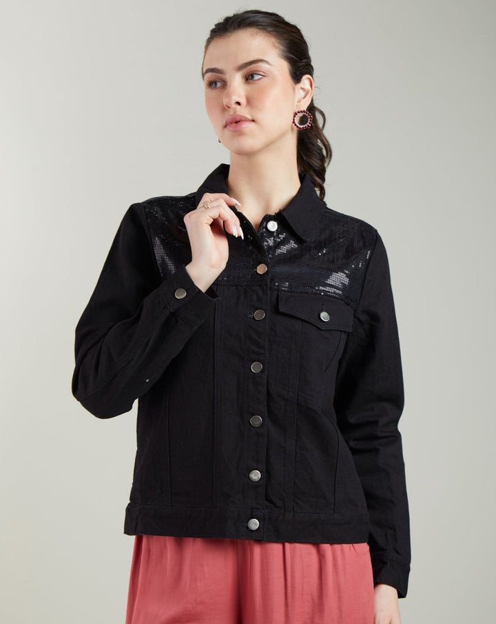 Black Sequin Jacket