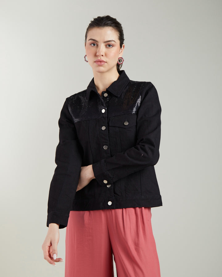 Black Sequin Jacket