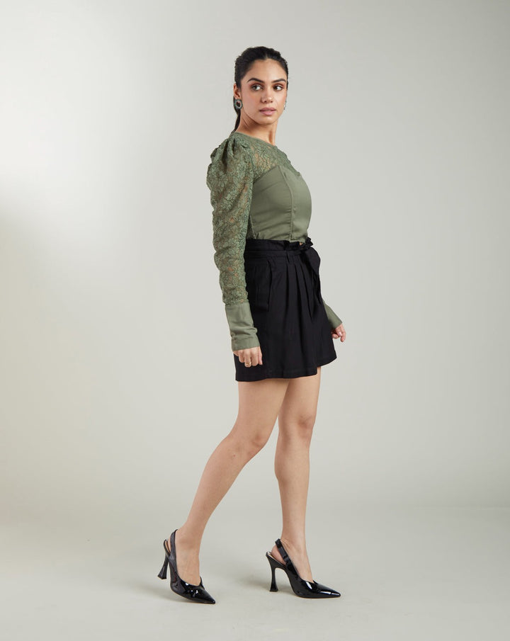 Black Elegant Shorts
