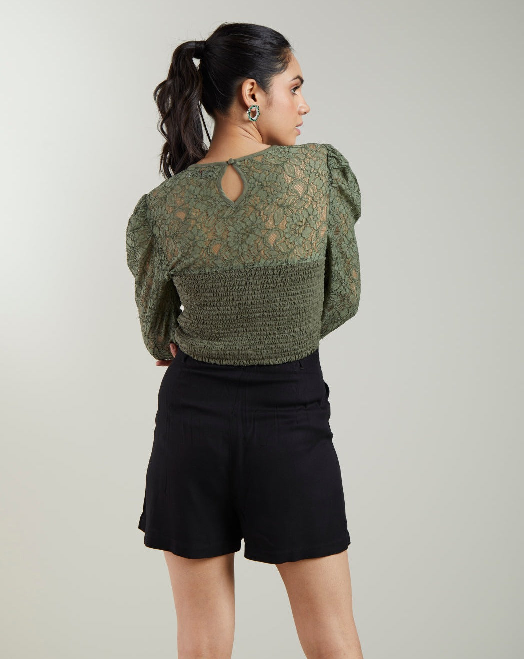 Black Elegant Shorts