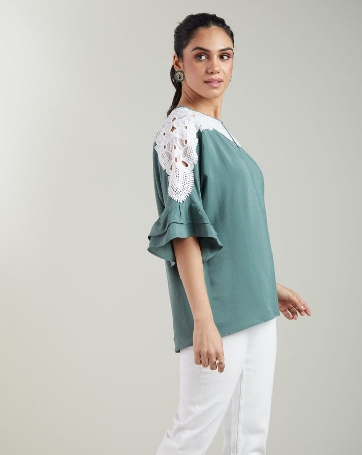 Sage Green Top