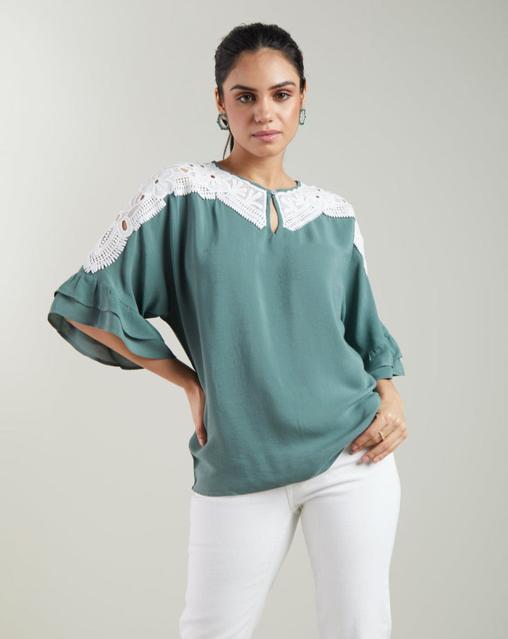 Sage Green Top