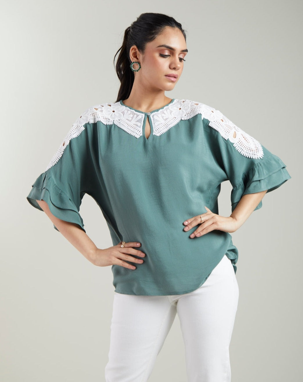 Sage Green Top