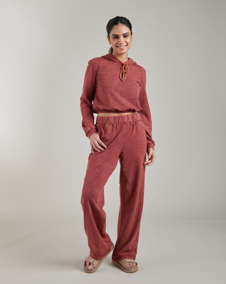 Brick Red Joggers