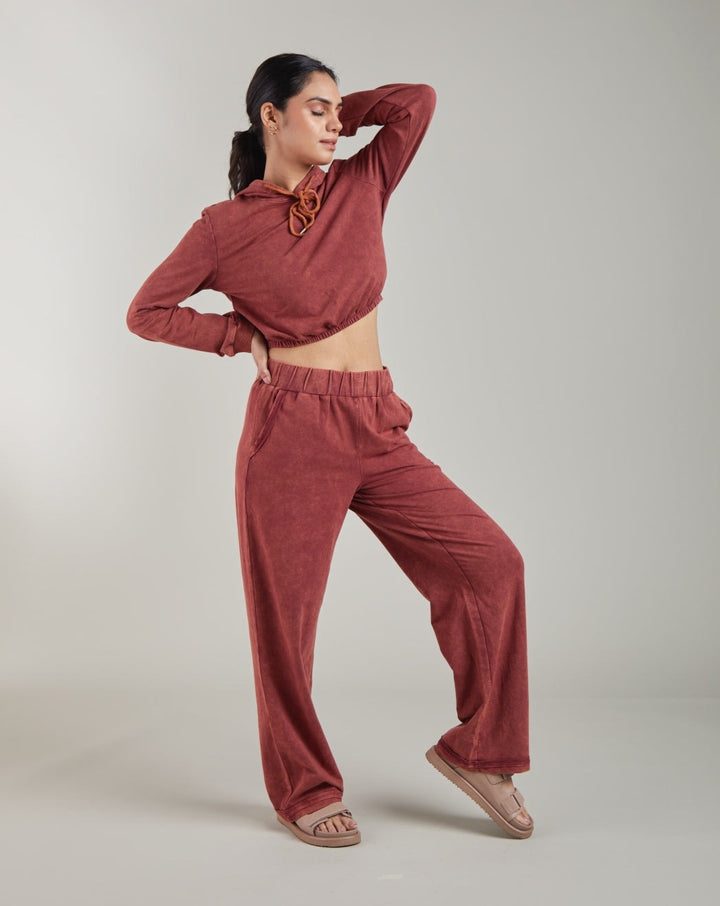 Brick Red Joggers