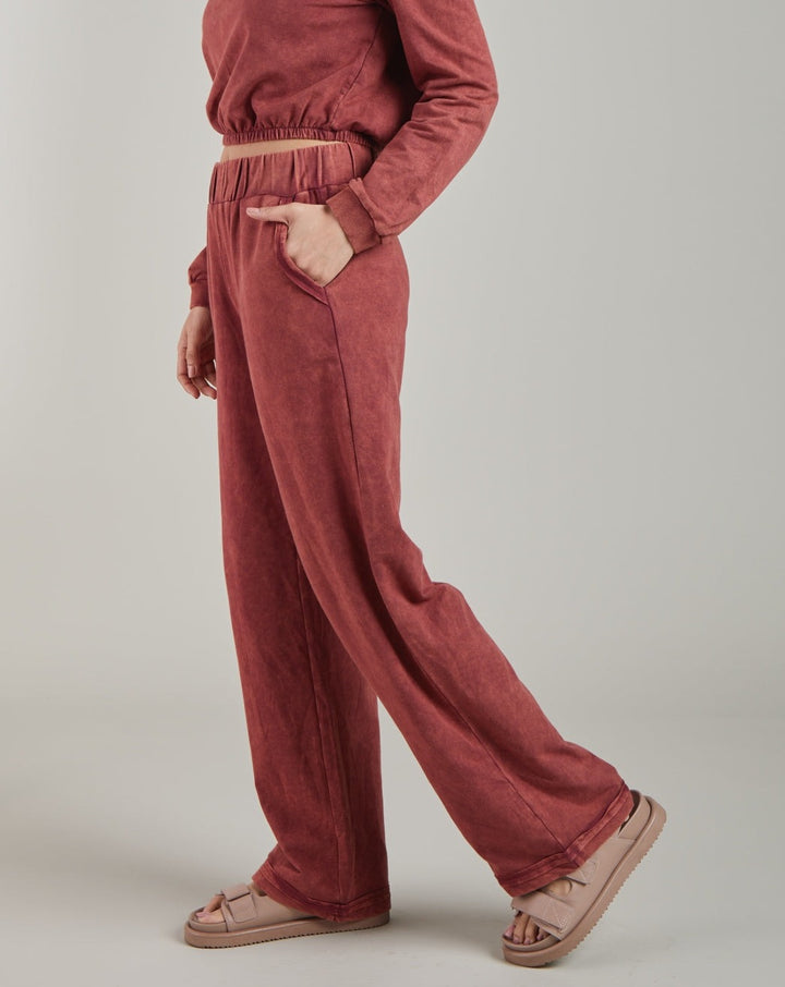 Brick Red Joggers
