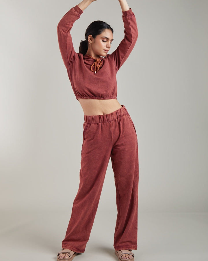 Brick Red Joggers