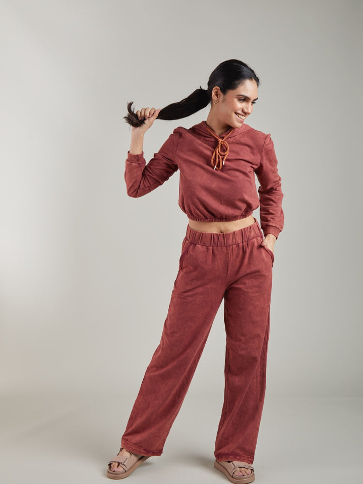 Brick Red Joggers