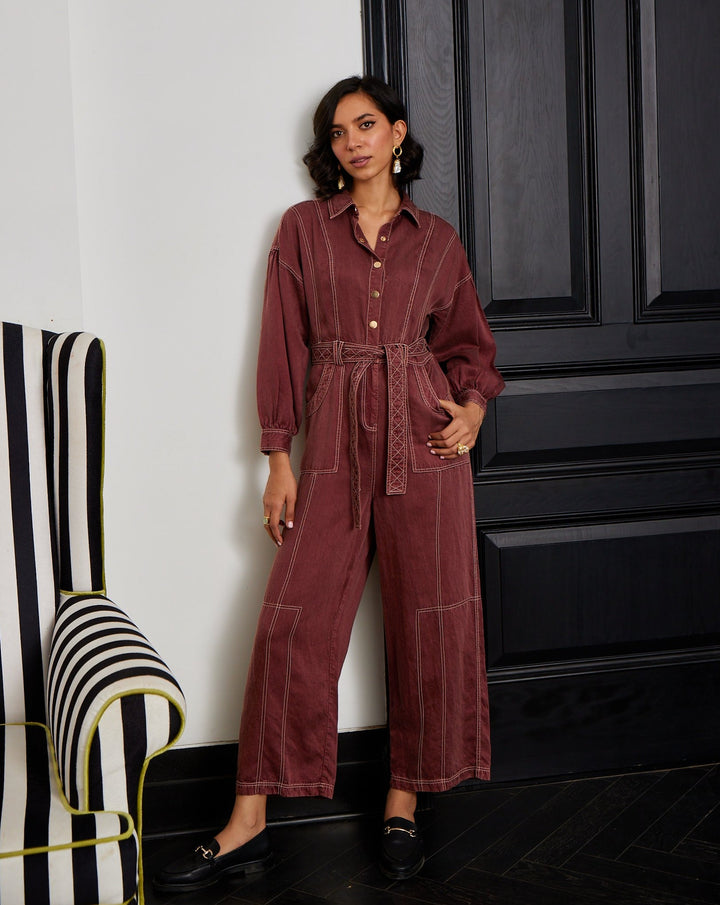 Kendal Rust Jumpsuit