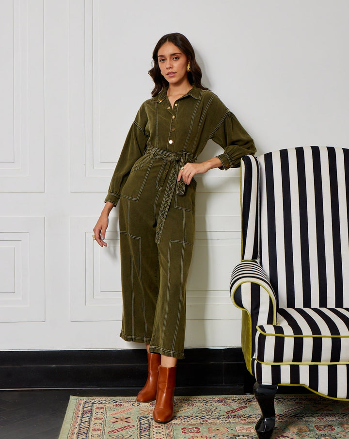 Kendal Olive Jumpsuit