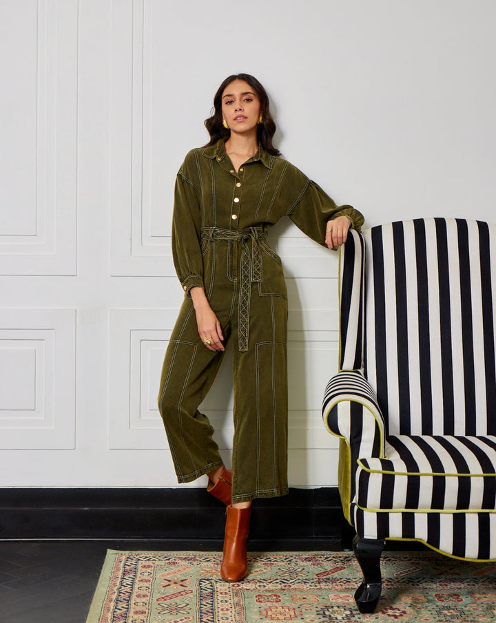 Kendal Olive Jumpsuit